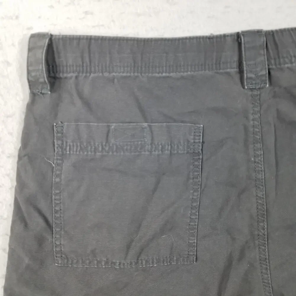 Wrangler Cargo Shorts Mens 36‎ Gray Utility Pockets Outdoor Casual Cotton